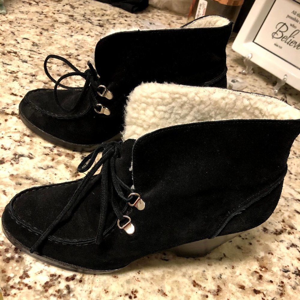 Michael Kors Black Suede Booties